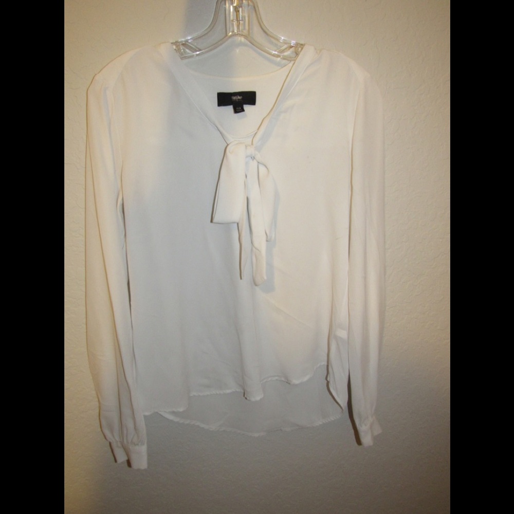 Sheer White Blouse